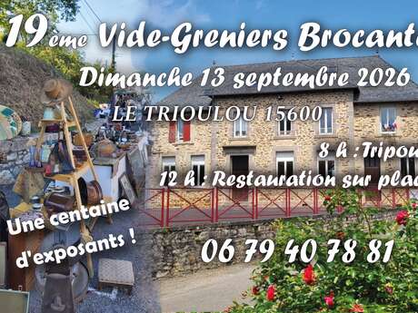 19e vide-greniers et brocante du Trioulou