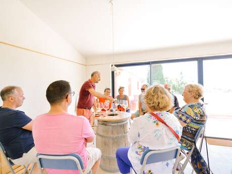 Discovery of the harvest at Clos de Caveau