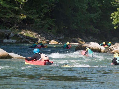 Hydrospeed sur la Dranse