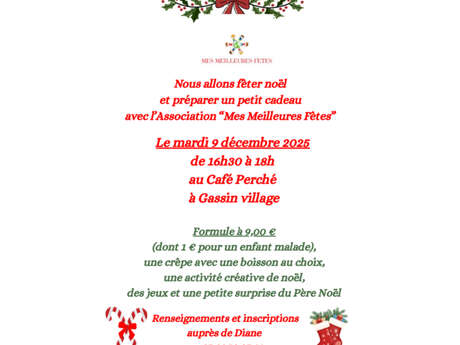 Goûter de Noël au café perché