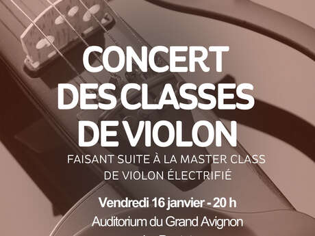 Concert des classes de violon