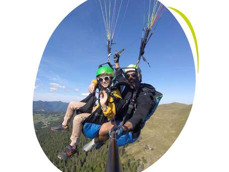 Baptême et école de parapente avec Val'senl'air