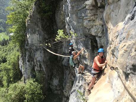 Sortie accompagnée dans la Via Ferrata du Mont
