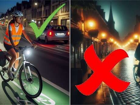 « Cyclistes, brillez ! »