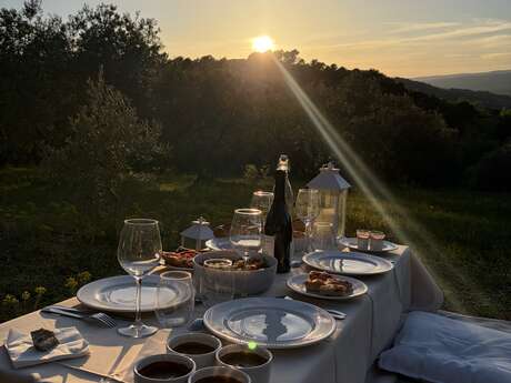 Soirée pique-nique surprise en Luberon