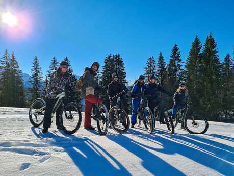 Famil'e-Bike : Découverte Relax du VTTAE sur neige