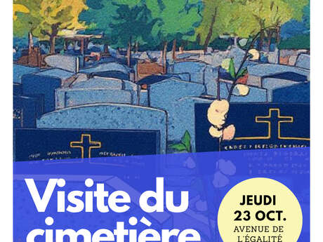 Visite du cimetière de Bourg