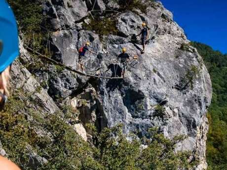 Via ferrata avec Sibelle Escapade