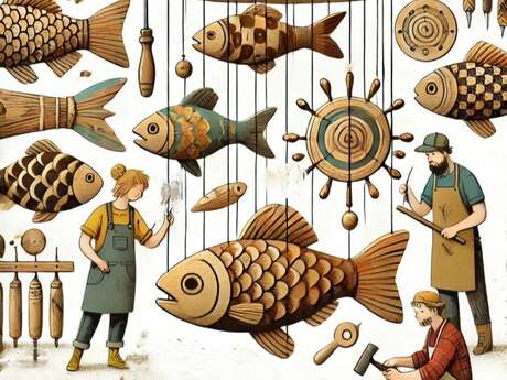 Ateliers Sculpture sur bois « À fond les poissons ! »