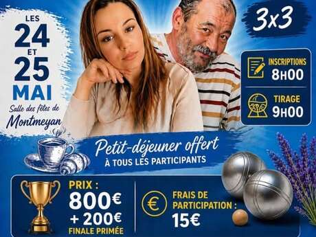 Souvenir Emilie et Guy Brémond : jeu provençal 3x3