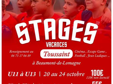 Stage Toussaint Foot Lomagne 82