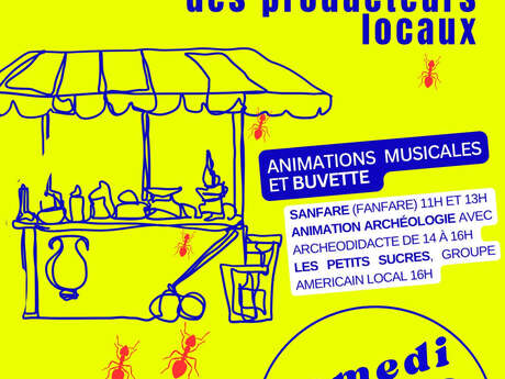Marché de producteurs et artisans locaux + Atelier Archéologie