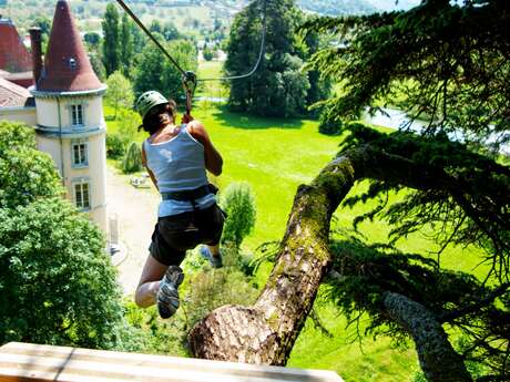 Parcours «Accrobranche» au Domaine de la Brunerie