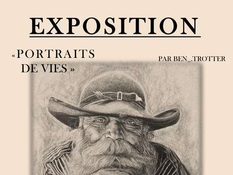 Tentoonstelling "Portretten van het leven" - tekeningen van Benjamin Courtois