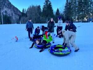 Curling humain