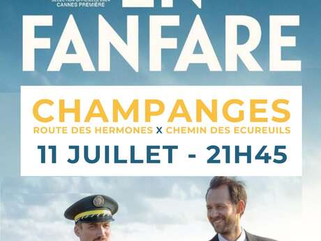 Cinéma plein air en fanfare
