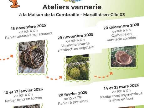 Atelier vannerie : vannerie vivante et architecture végétale