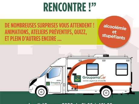 Das Groupama Car kommt Ihnen entgegen !