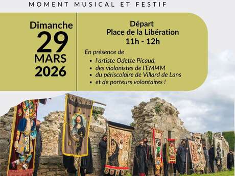 Procession d'Odette Picaud