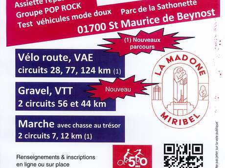 50 ans du CT Dombes, ça se fête!: Participez à la 47ème Rando cyclo et pédestre "La Saint Maurice"