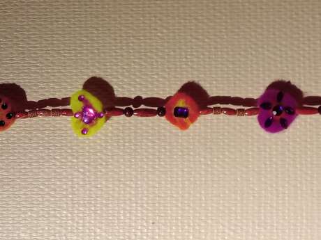 Atelier créatif : Guirlande de sujets en laine feutrée