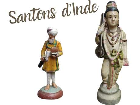 "Santons" - figurines de Diwali d'Inde à l'abbaye Saint-Victor