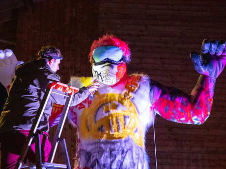 Live Painting sur structure gonflable & toile