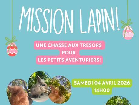 Mission lapin! at the P.A.N. farm.