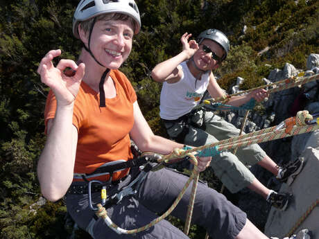 Rock-climbing activities with La Corditelle