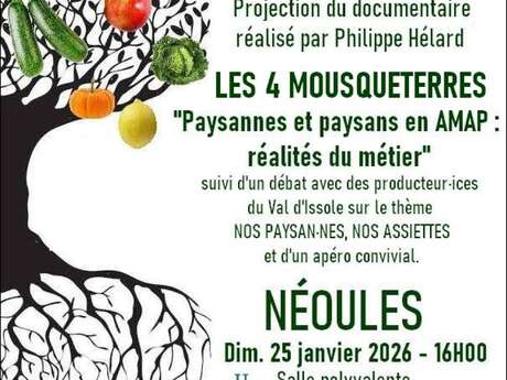 Ciné-débat : les 4 Mousqueterres