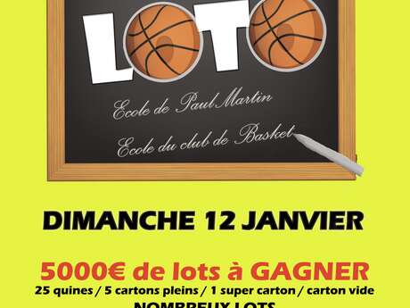 Loto de l'école Paul Martin et du basket