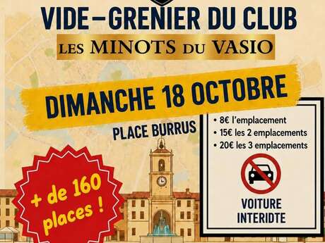 Vide grenier - Les Minots du Vasio