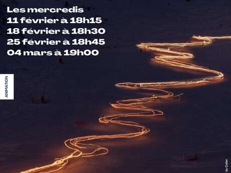 Descente aux flambeaux enfants - Ski Connections