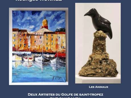 Ausstellung im Lavoir Vasserot – Ölgemälde & Marmorskulpturen