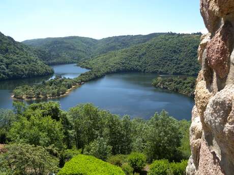 Point de vue depuis le village de Saint-Victor-sur-Loire