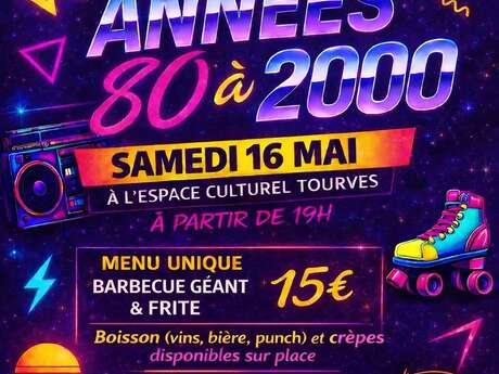 Soirée Années 80 à 2000
