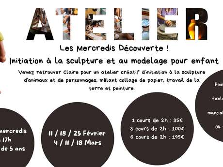 Initiation à la sculpture et au modelage pour enfants - Mano x Alto