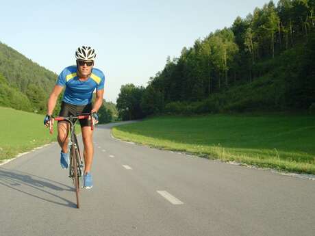 Col de Portes von Saint Rambert en Bugey aus