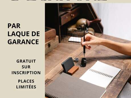 Atelier d’écriture par Laque de Garance