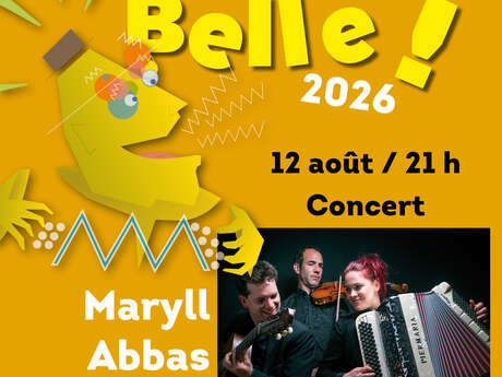 Festival L'Échalapée Belle - Concert Maryll Abbas Trio