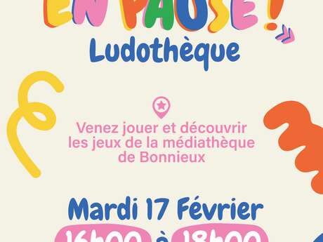 "EN PAUSE" - Ludothèque
