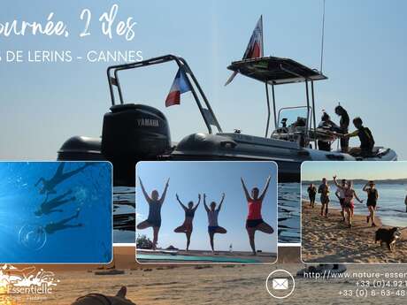 ️ Journée “2 îles” – Snorkeling et découverte de la Côte d’Azur