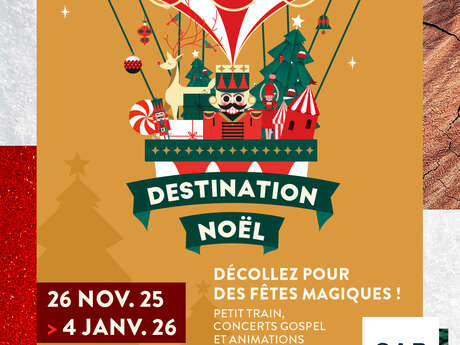 Centre commercial Cap 3000 - animations vacances de Noël 2025