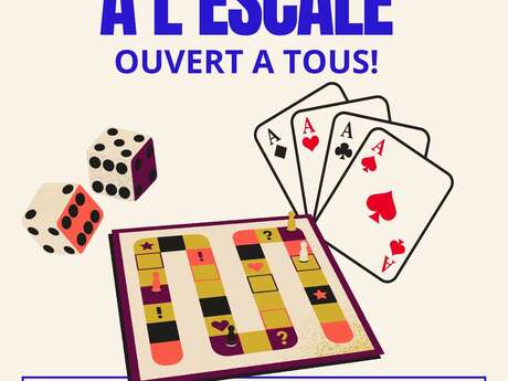 Soirée jeux les mardis soir
