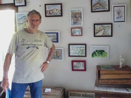 Aquarelles de Gérard Jeanton à l'Atelier Ocre-Rose