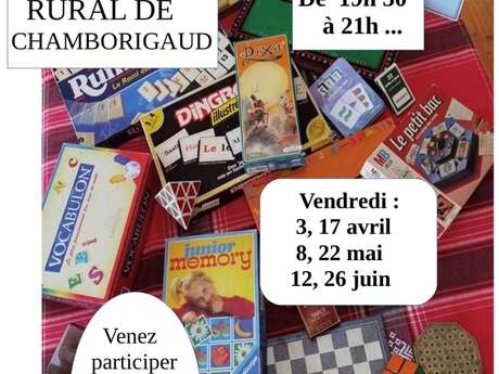 Soirée Jeux de société