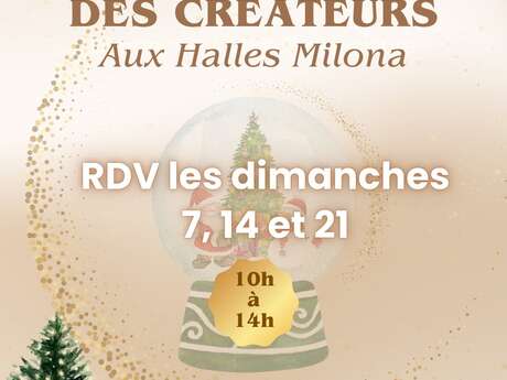 Marché de créateurs aux Halles Milona