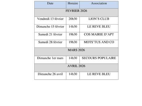 Lotos Associatifs d'Apt