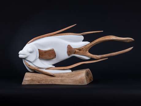 Ausstellung des Lavoir Vasserot - Die vier Jahreszeiten des Atelier Blu - Die Skulpturen von Cécile de Kock