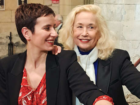 CONCERT / LECTURE Brigitte Fossey and Fanny Azzuro.